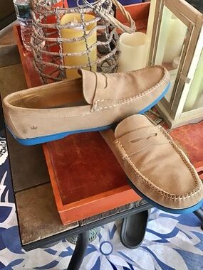 Peter Millar Suede Penny Loafers